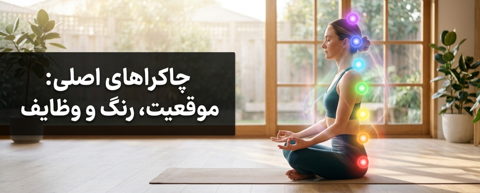 چاکراهای اصلی: موقعیت، رنگ و وظایف