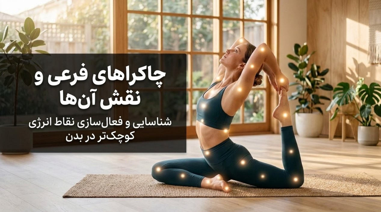 چاکراهای فرعی و نقش آن‌ها