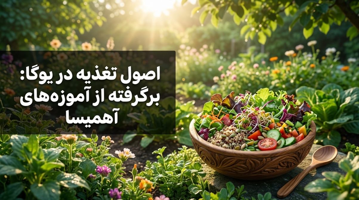 اصول تغذیه در یوگا: برگرفته از آموزه‌های آهمیسا
