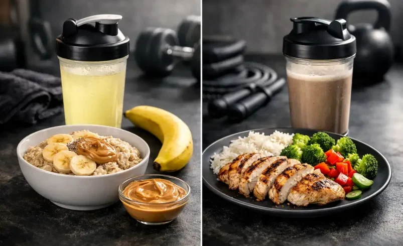 قبل و بعد از تمرین بدنسازی چه بخوریم؟