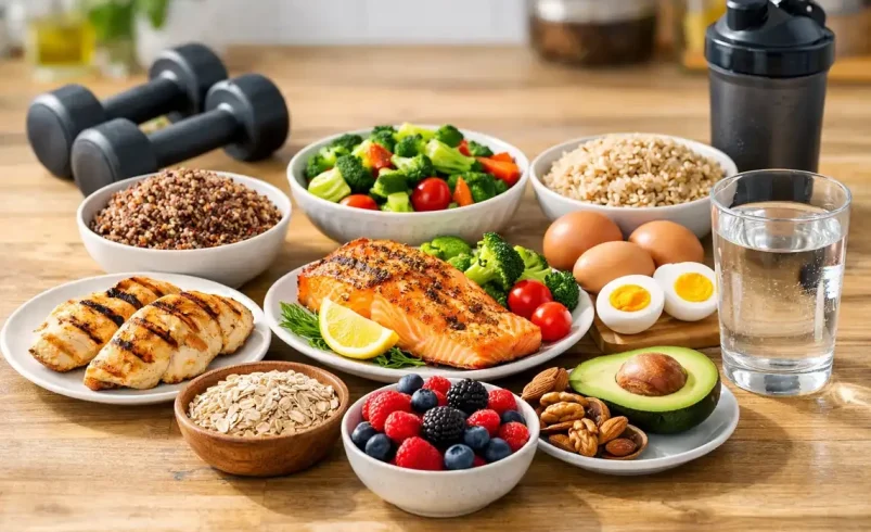 بهترین رژیم غذایی برای عضله‌سازی